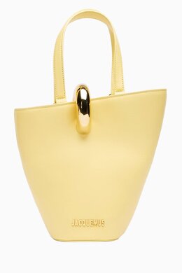 Jacquemus Mini Le Petit Bambola Bucket Bag in Cow Leather 217427072_27