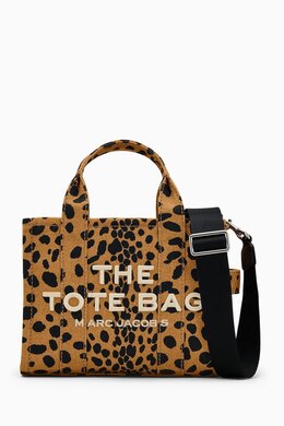 Marc Jacobs The Small Tote Bag in Cheetah-print Canvas 217885792_15