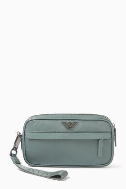 Emporio Armani Eagle Logo Wash Bag in Nylon 217721326_20