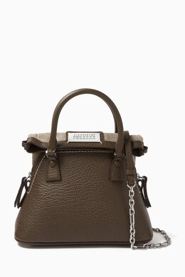 Maison Margiela Mini 5AC Top-handle Bag in Leather 217419988_15