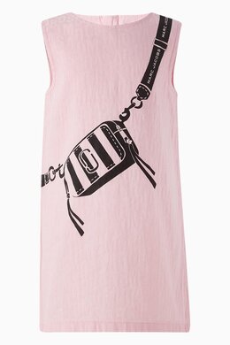 Marc Jacobs Belt Bag-print Dress in Cotton-twill 217990877_171