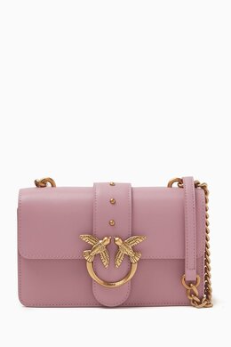 Pinko Mini Love One Simply Bag in Leather 218224945_24
