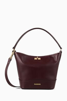Sandro Mini Tangoso Bucket Bag in Leather 218300145_16