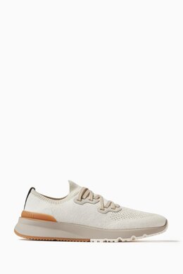 Brunello Cucinelli Sneakers in Cotton Chiné Knit 217962488_26