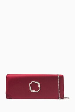 Malone Souliers Vivien Clutch in Satin 218302895_16