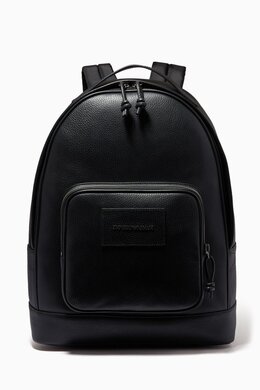 Emporio Armani EA Business Backpack in Tumbled Leather 214865753_2709