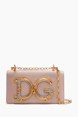 Dolce & Gabbana Medium DG Girls Shoulder Bag in Nappa 216812031_171