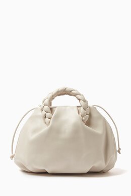 Hereu Bombon Supple Plaited-handle Bag in Shiny Lambskin 217145723_26