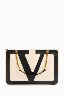 Valentino Garavani Medium Viva Superstar Shopping Tote Bag in Leather 217775129_195