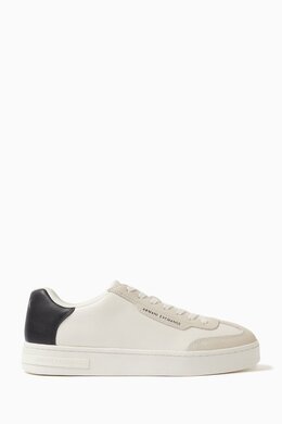 Armani Exchange Low-top Sneakers in Faux Leather & Suede 218019457_2709