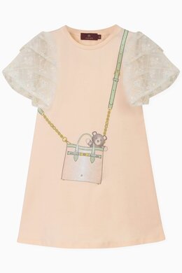 Aigner Bag Print Dress in Cotton Jersey 217847962_223