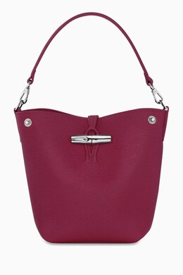 Longchamp XS Le Roseau Bucket Bag in Leather 218138818_177