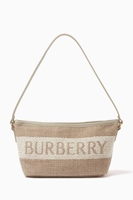 Burberry Mini Baguette Bag in Linen-cotton 218239202_19