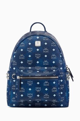 MCM Small-Medium Stark Backpack in Visetos Canvas 218333315_14
