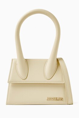 Jacquemus Le Chiquito Moyen Tote Bag in Smooth Leather 215605055_189