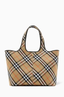 Burberry Medium Tote Bag in Cotton Twill 217514477_7762