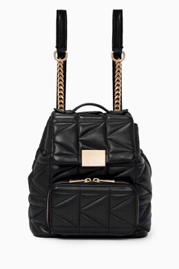 Karl Lagerfeld Small K/Kuilt Backpack in Leather 217656443_13