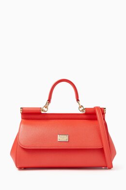 Dolce & Gabbana Medium Sicily Long Top-handle Bag in Polished Leather 217252514_22