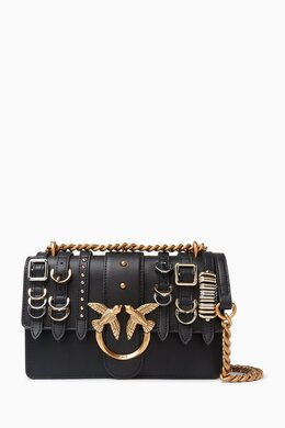 Pinko Mini Light Love Shoulder Bag in Leather 218268711_13