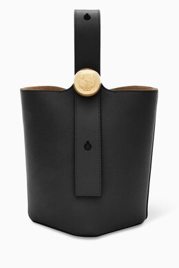 Loewe Mini Pebble Bucket Bag in Calfskin 218269012_13
