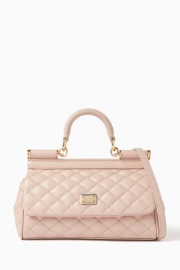 Dolce & Gabbana Small Sicily Top Handle Bag in Duaphine Leather 217342818_171