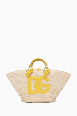 Dolce & Gabbana Large Kendra Tote Bag in Raffia 217413123_27