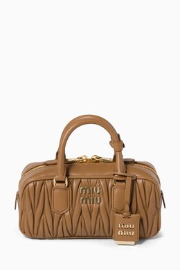 Miu Miu Arcadie Top-handle Bag in Matelassé Quilted Nappa 217846339_15