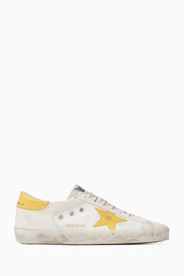 Golden Goose Super-Star Double Quarter Sneakers in Mesh & Nappa Leather 217288051_26