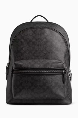 Coach Charter Backpack in Signature Coated Canvas 216668293_19