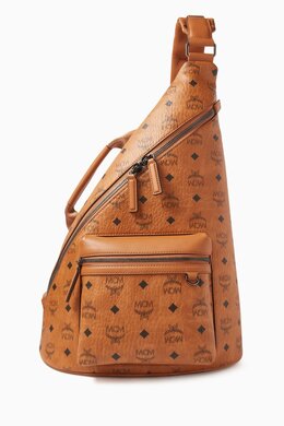 MCM Medium Aren Sling Bag in Visetos 217808408_15