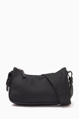 Emporio Armani Eagle Logo Crossbody Bag in Nylon 217721325_13
