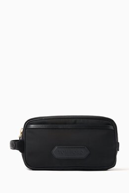 Tom Ford Logo-patch Wash Bag in Polyamide and Leather 217429917_13