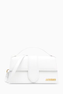 Jacquemus Medium Le Grand Bambino Tote Bag in Cowskin Leather 214603543_3145