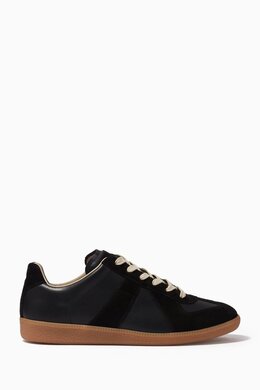 Maison Margiela Replica Low-top Sneakers in Nappa & Suede 215711902_13