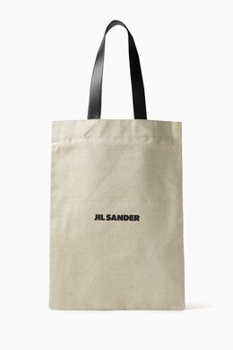 Jil Sander Book Tote Bag in Canvas 216471720_179