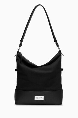 Maison Margiela Medium 5AC Hobo Bag in Cotton Blend 217887318_13