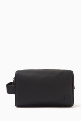 Calvin Klein Logo Wash Bag in Faux Leather 218051218_13