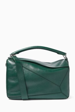 Loewe Large Puzzle Shoulder Bag in Leather 217750783_20