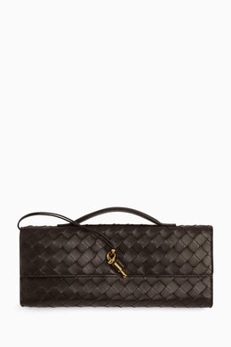 Bottega Veneta Andiamo Clutch in Intrecciato Leather 216671935_15