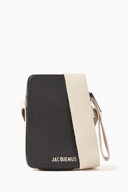 Jacquemus Le Cuerda Vertical Zip Shoulder Bag in Leather 216046286_2709