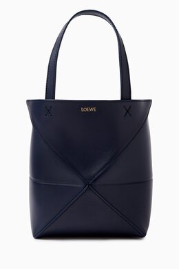 Loewe Mini Puzzle Fold Tote Bag in Shiny Calfskin 217234863_14
