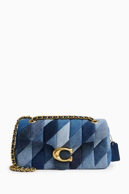 Coach Tabby 26 Quilted Shoulder Bag in Denim 218136850_14