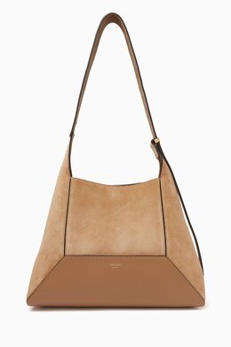 Jimmy Choo Medium Diamond Hobo Bag in Suede 218367716_7762