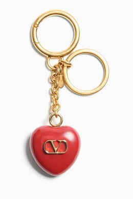 Valentino Garavani Coeur Royal Bag Charm Keyring in Enamel 218331078_17