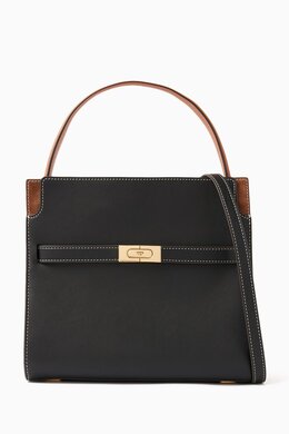 Tory Burch Small Lee Radziwill Double Bag in Leather 217141033_13