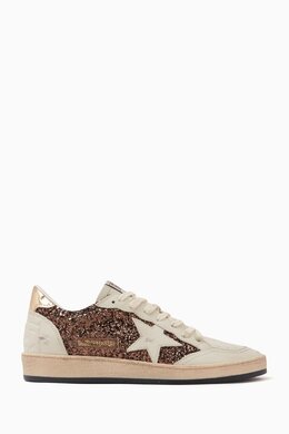 Golden Goose Ball Star Sneakers in Glitter & Leather 217835197_26