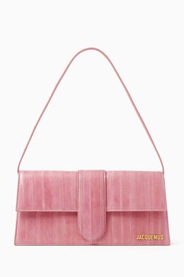 Jacquemus Le Bambino Long Shoulder Bag in Eel Leather 217427084_171