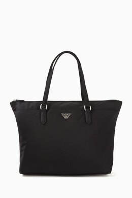 Emporio Armani Shopping Tote Bag in Nylon 216681718_13