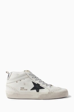 Golden Goose Mid-Star Sneakers in Leather 217235111_26