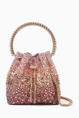 Jimmy Choo Bon Bon Crystal-embellished Bag in Satin 218367721_23